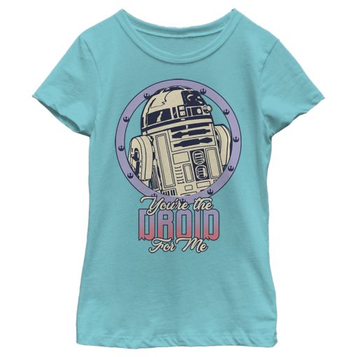 Girl’s Star Wars Valentine’s Day Droid for Me T-Shirt