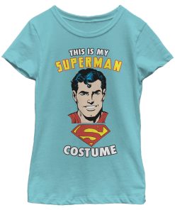 Girl’s Superman This is My Hero Costume T-Shirt