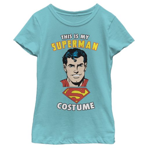 Girl’s Superman This is My Hero Costume T-Shirt