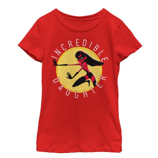 Girl’s The Incredibles 2 Violet Incredible Daughter Circle T-Shirt