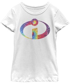 Girl’s The Incredibles Tie-Dye Logo T-Shirt
