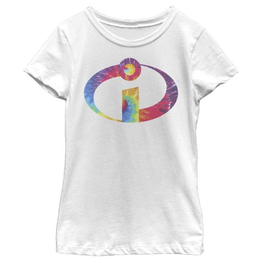 Girl’s The Incredibles Tie-Dye Logo T-Shirt