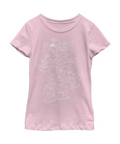 Girl’s The Land Before Time Best Friend Outline T-Shirt