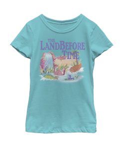 Girl’s The Land Before Time Dinosaur Summer Splash T-Shirt