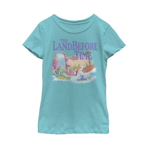 Girl’s The Land Before Time Dinosaur Summer Splash T-Shirt