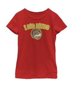 Girl’s The Land Before Time Littlefoot Digs Dinos T-Shirt