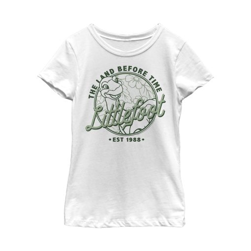 Girl’s The Land Before Time Littlefoot Est. 1988 T-Shirt