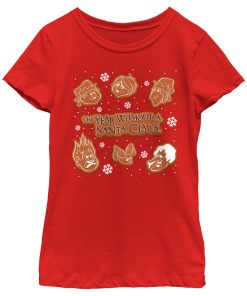 Girl’s The Year Without a Santa Claus Gingerbread Squad T-Shirt