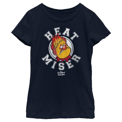 Girl’s The Year Without a Santa Claus Heat Miser Stamp T-Shirt