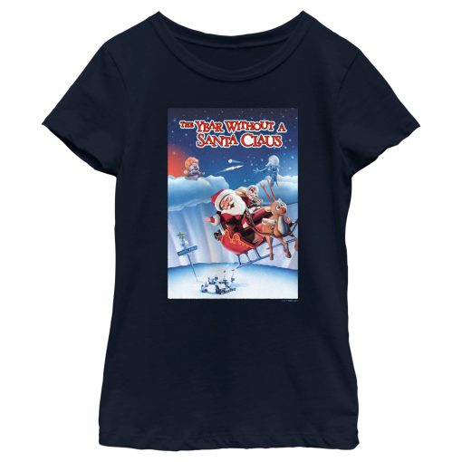 Girl’s The Year Without a Santa Claus Poster T-Shirt