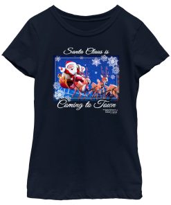 Girl’s The Year Without a Santa Claus Santa Claus is Coming to Town T-Shirt