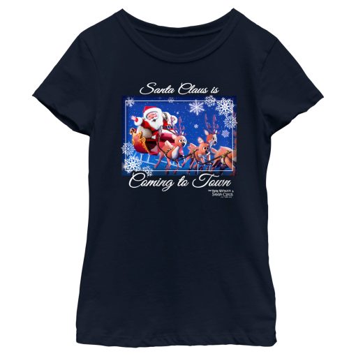 Girl’s The Year Without a Santa Claus Santa Claus is Coming to Town T-Shirt