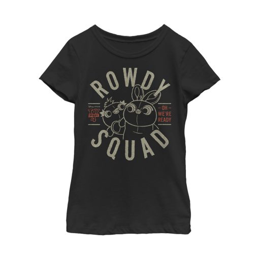 Girl’s Toy Story Ducky & Bunny Ready Rowdy Squad T-Shirt