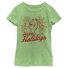 Girl’s Toy Story Forky Happy Holidays T-Shirt