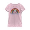 Girl’s Toy Story Forky Talkin’ Trash Rainbow T-Shirt
