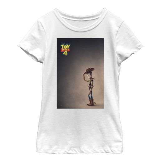 Girl’s Toy Story Woody Movie Poster T-Shirt