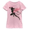 Girl’s Wonder Woman 1984 Cheetah Silhouette T-Shirt
