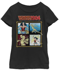 Girl’s Wonder Woman 1984 Comic Panels T-Shirt