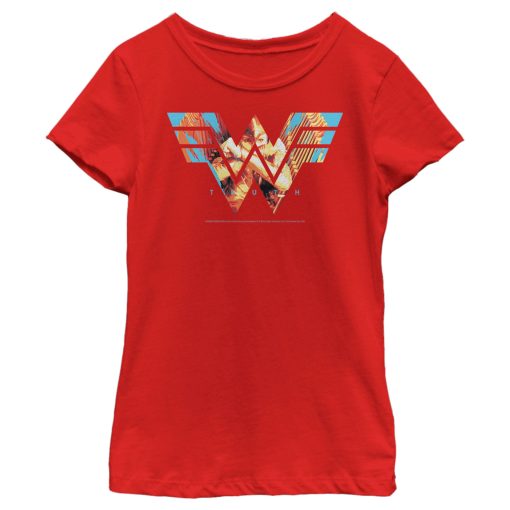 Girl’s Wonder Woman 1984 Eagle Truth Logo T-Shirt