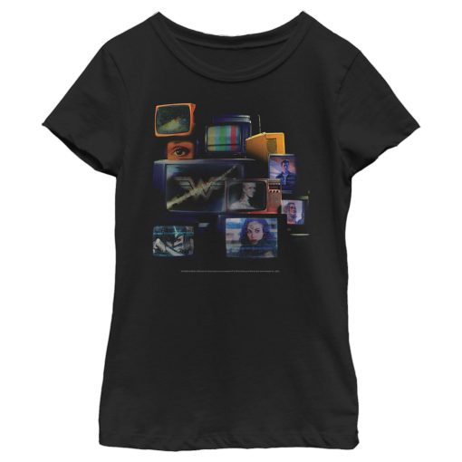 Girl’s Wonder Woman 1984 Eighties TVs T-Shirt