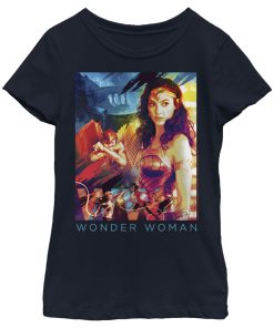 Girl’s Wonder Woman 1984 Movie Collage T-Shirt