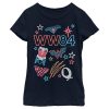 Girl’s Wonder Woman 1984 Neon Symbols T-Shirt