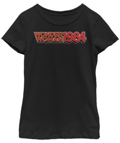 Girl’s Wonder Woman 1984 Retro WW Logo T-Shirt