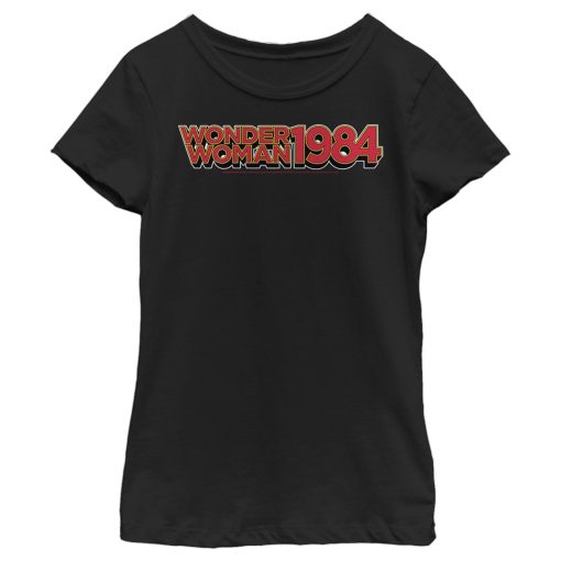 Girl’s Wonder Woman 1984 Retro WW Logo T-Shirt