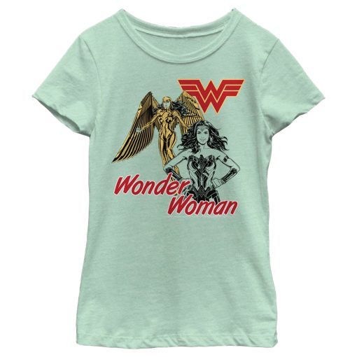 Girl’s Wonder Woman 1984 Suit and Armor T-Shirt