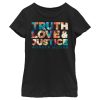 Girl’s Wonder Woman 1984 Truth Love Justice T-Shirt