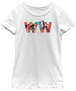 Girl’s Wonder Woman 1984 Wonderous Battle T-Shirt