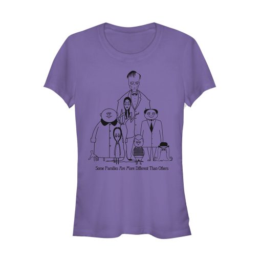 Junior’s Addams Family Different Kind of Family T-Shirt