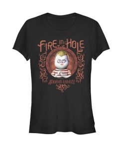 Junior’s Addams Family Pugsley Fire in the Hole T-Shirt