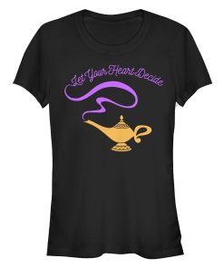 Junior’s Aladdin Genie Heart Decide T-Shirt