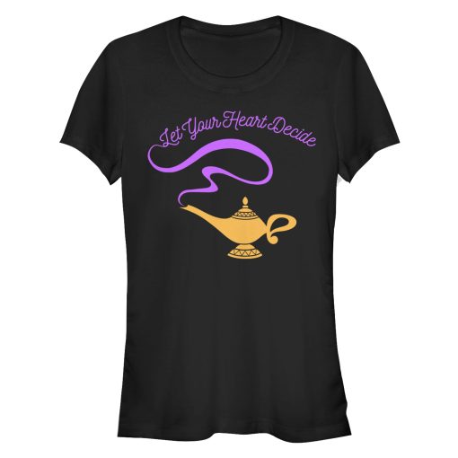 Junior’s Aladdin Genie Heart Decide T-Shirt