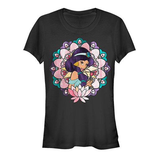 Junior’s Aladdin Jasmine Lotus Flower T-Shirt