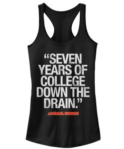 Junior’s Animal House Bluto 7 Years of College Racerback Tank Top