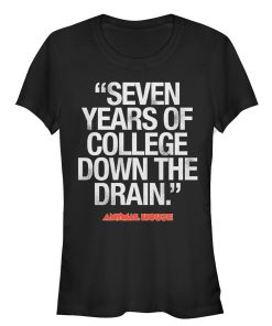 Junior’s Animal House Bluto 7 Years of College T-Shirt