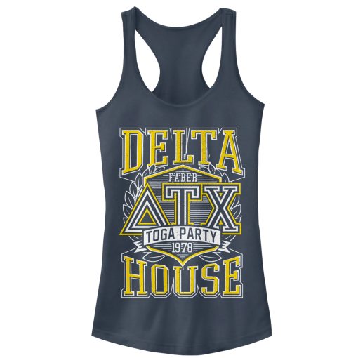 Junior’s Animal House Delta Toga Party Racerback Tank Top