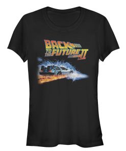 Junior’s Back to the Future Part 2 Electric DeLorean T-Shirt