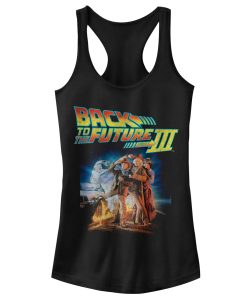 Junior’s Back to the Future Part 3 Character Pose Racerback Tank Top