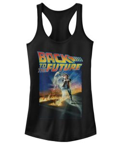 Junior’s Back to the Future Retro Marty McFly Poster Racerback Tank Top