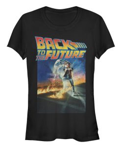 Junior’s Back to the Future Retro Marty McFly Poster T-Shirt