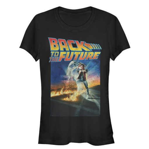 Junior’s Back to the Future Retro Marty McFly Poster T-Shirt