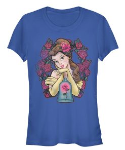 Junior’s Beauty and the Beast Belle Rose Frame T-Shirt