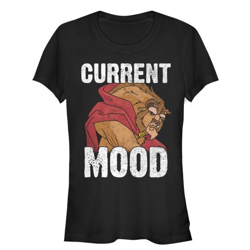 Junior’s Beauty and the Beast Current Mood T-Shirt