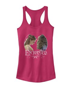 Junior’s Beauty and the Beast Enchanted Racerback Tank Top