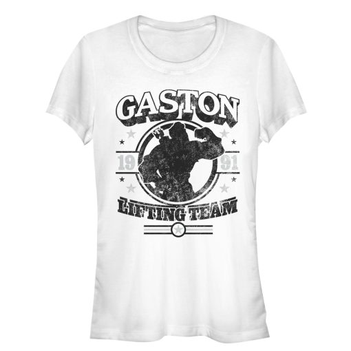 Junior’s Beauty and the Beast Gaston Lifting Team T-Shirt