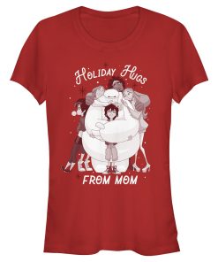 Junior’s Big Hero 6 Christmas Mom Hugs T-Shirt