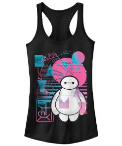 Junior’s Big Hero 6 Retro Baymax Racerback Tank Top